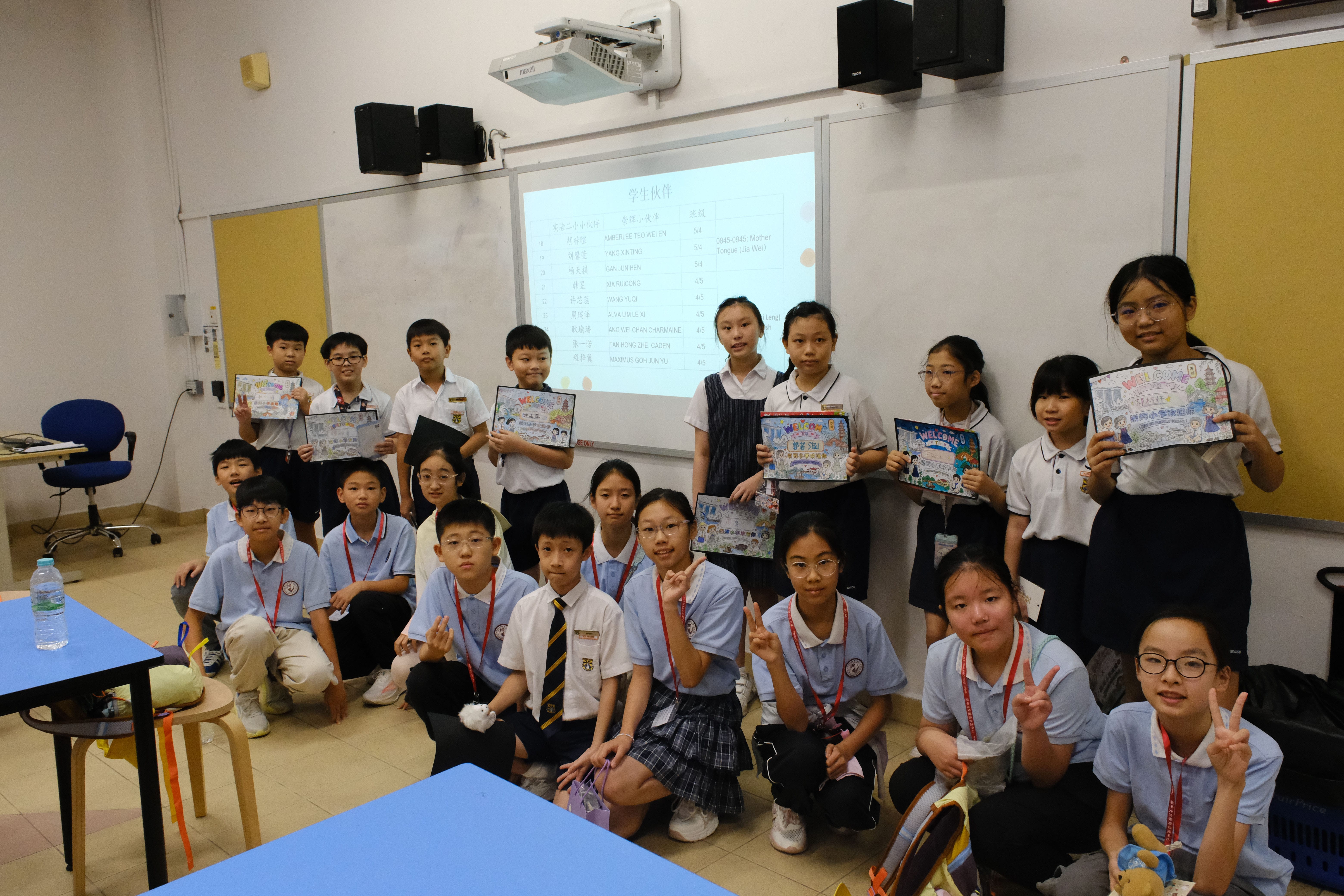 New friendships begin as Beacon students meet their buddies from SIP No. 2 Experimental Primary School for a day of learning and fun!